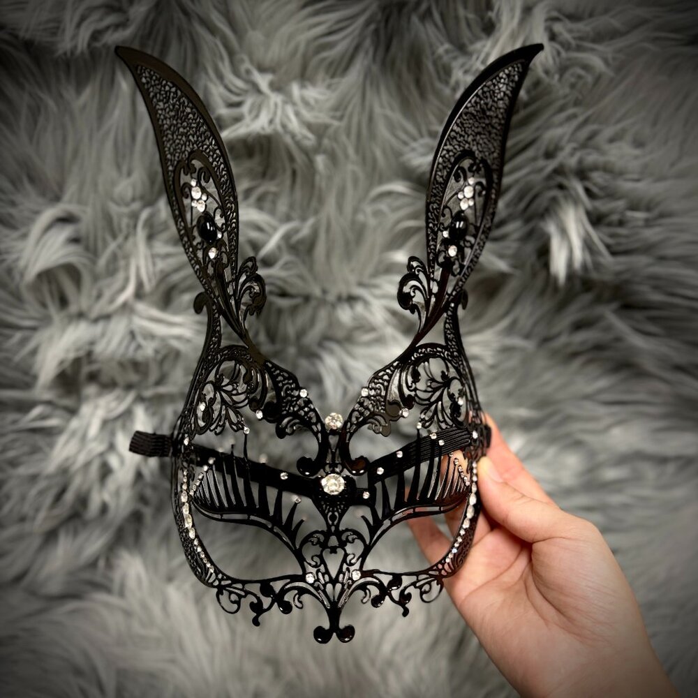 Bunny Masquerade Mask Venetian Laser Cut Rabbit Party Masks